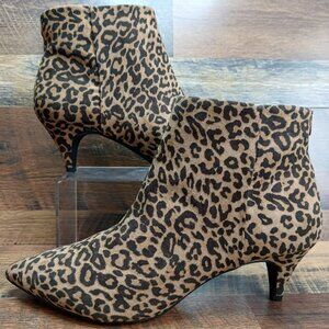 Circus by Sam Edelman Women’s Kirby Leopard Fabric Booties Size 10
